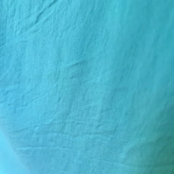 Vintage Silk Reversible Green and Blue Sleeveless Top 90s Y2k - Picture 13 of 17